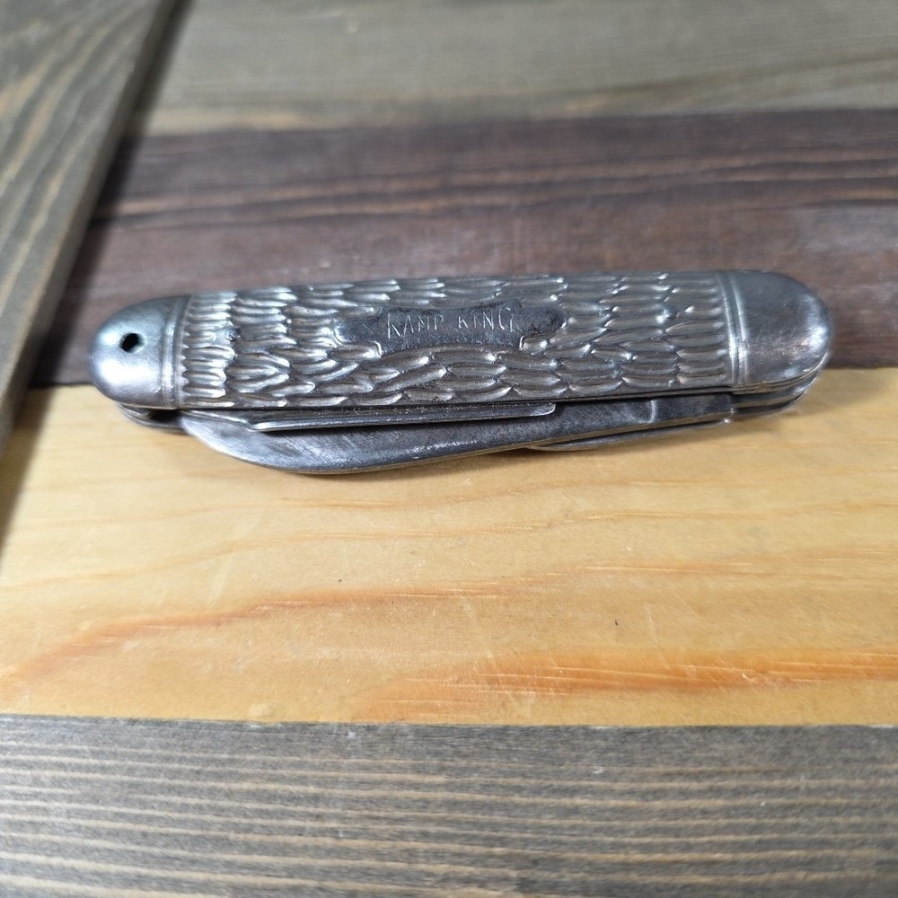 Vintage Imperial Kamp King Camping‎ Folding Knife MISSING D RING